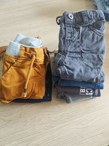 7 pantalons bébé garçon  3 mois