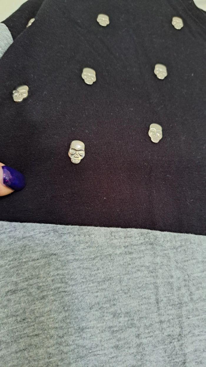 T-shirt tête de mort - photo numéro 3