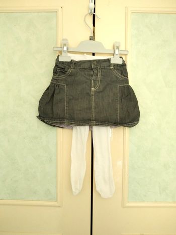 jupe + collants Du pareil au même  18 mois