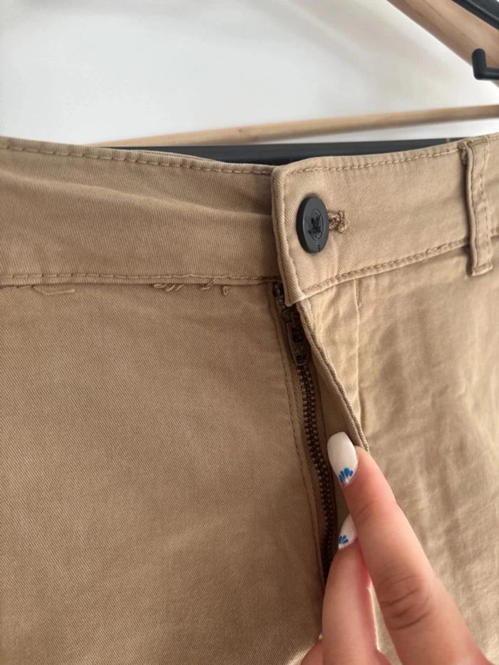 Pantalon chino vert zara taille 38 - photo numéro 3