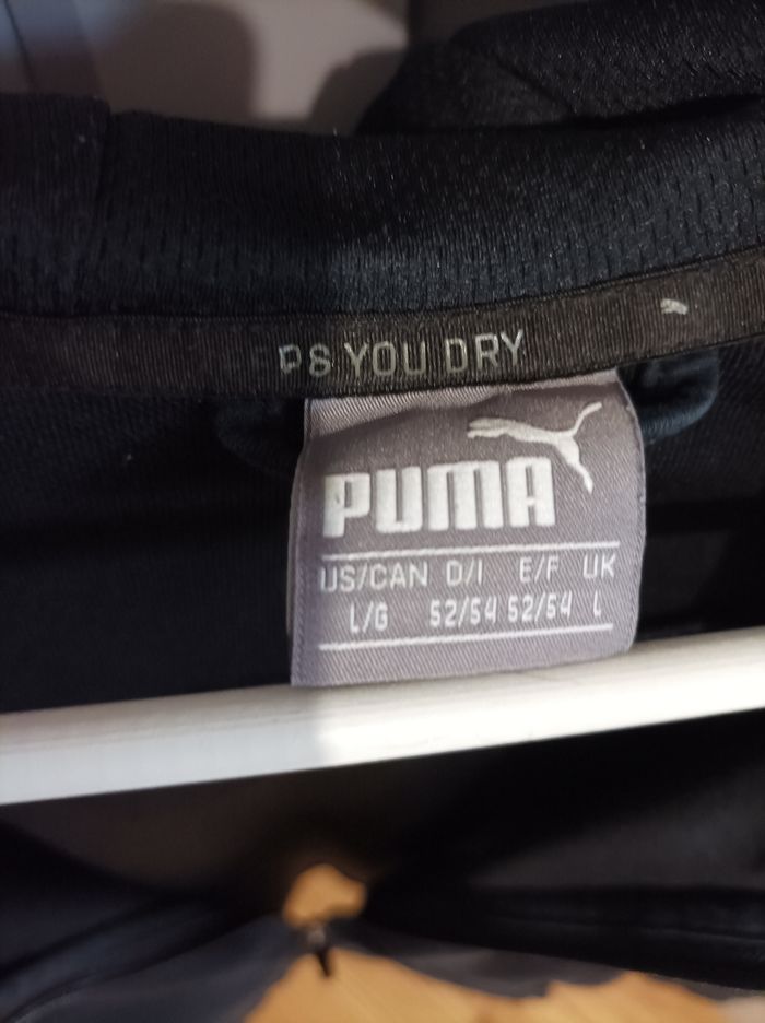 Sweat a capuche zippé puma taille  L - photo numéro 3