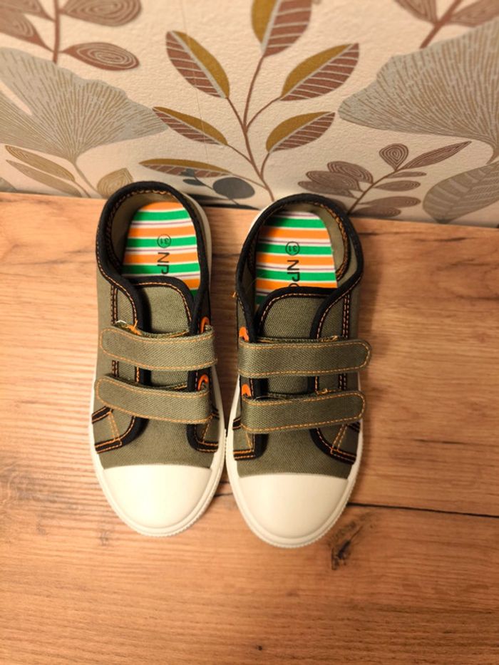 Basket toile kaki 31 - photo numéro 5