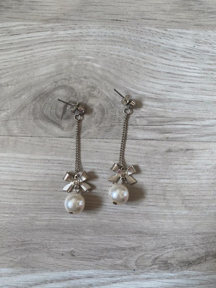 Boucle d’oreilles perle - photo numéro 2