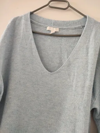 Pull bleu ciel h et m