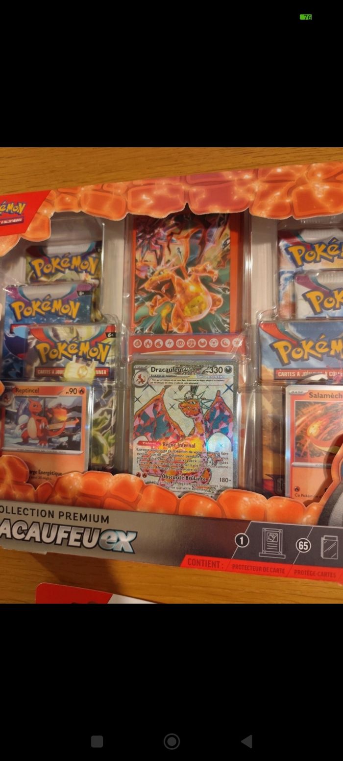 Lot coffrets cartes Pokémon Tripack EV8 Coffret dracaufeu premium EV1 EV2 EV3 - photo numéro 7
