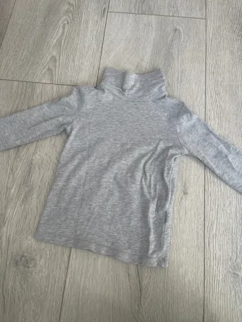 T-shirt manche longue col roulé