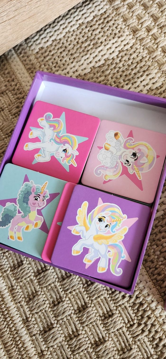 Mémo Licorne 3ans rose - photo numéro 5