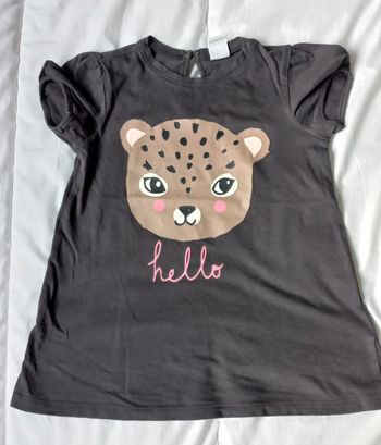T-shirt léopard h&m t 4 ans