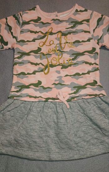 Robe manches longues, neuve, Tissaia, 2 ans/ 24 mois