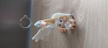 Cigogne avec bébé porte etiquette