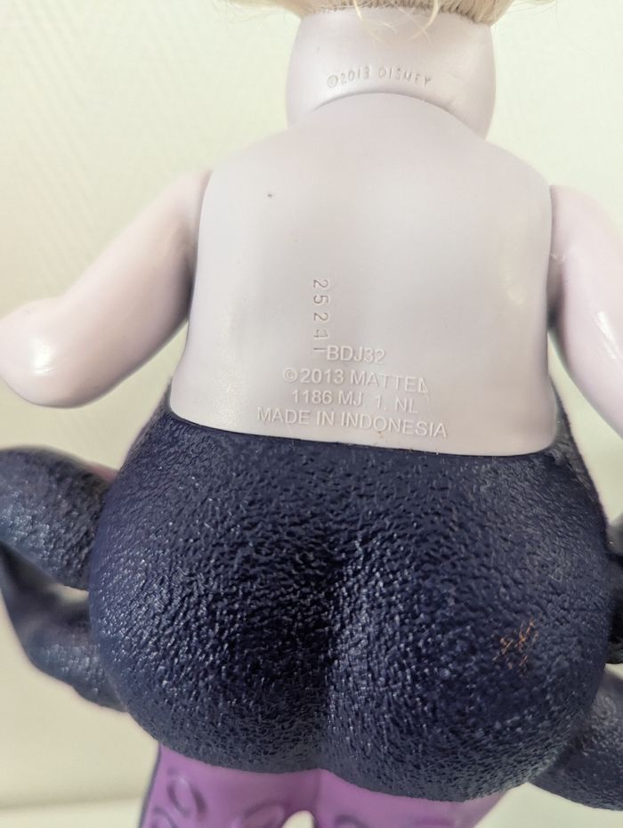 Lot poupées Disney la petite sirène Ariel, Eric vintage et Ursula - photo numéro 5