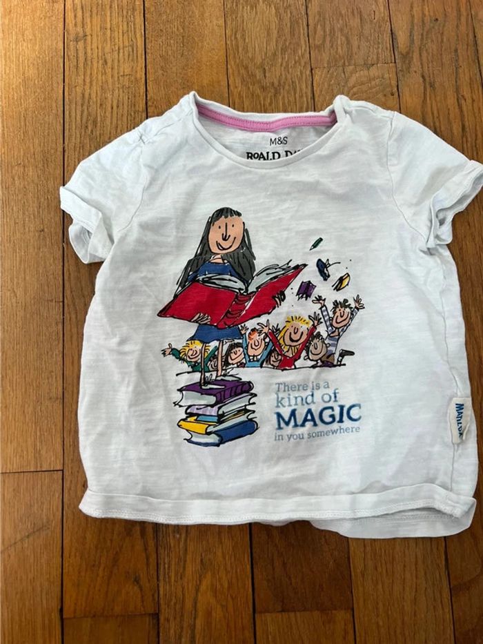 T-shirt M&S Mathilda Roald Dahl