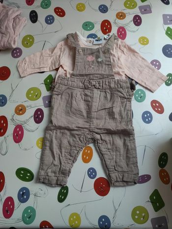 Ensemble salopette pull