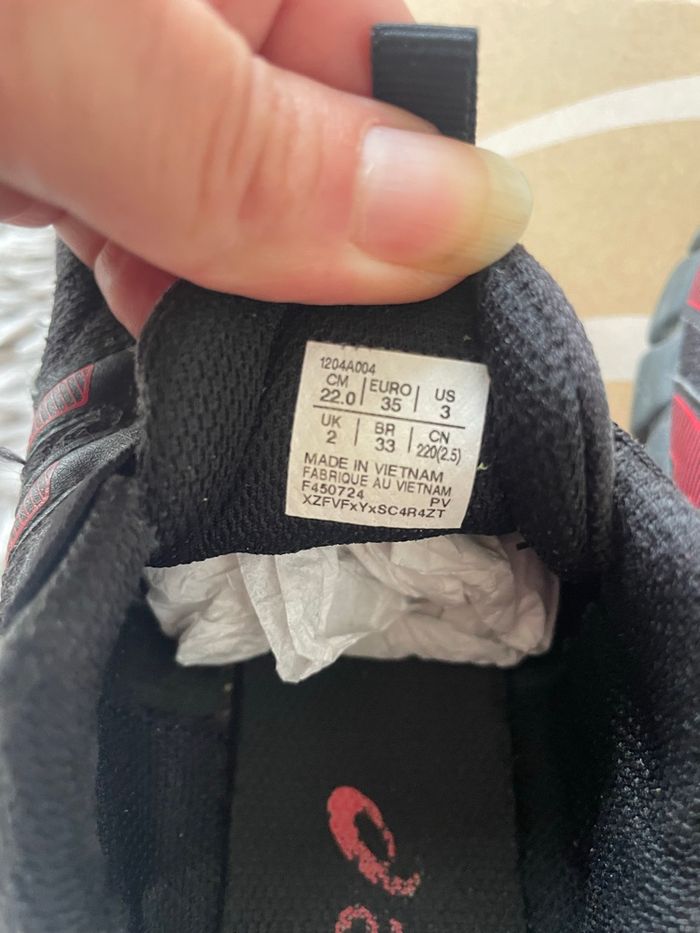 Baskets ASICS gel quantum 90 - pointure 35 - photo numéro 3