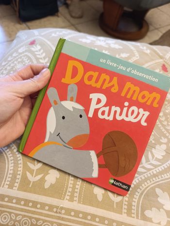 Livre d'éveil : "Dans mon panier" - Nathan