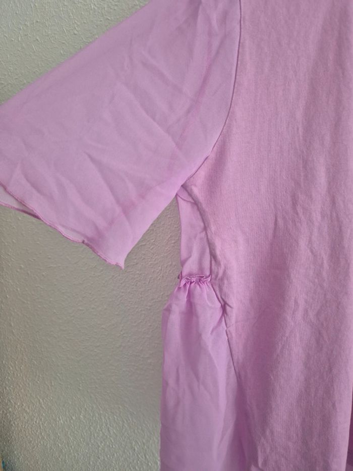 T-shirt rose Zara - photo numéro 3