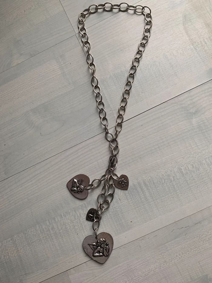 Collier sautoir grosse chaîne
