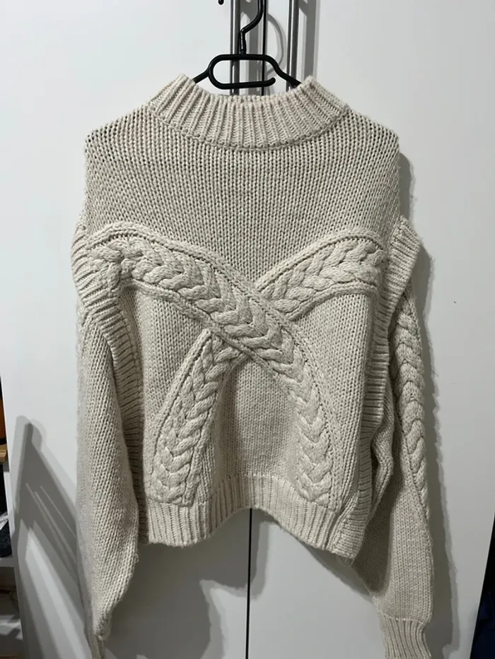 Pull beige LeGer