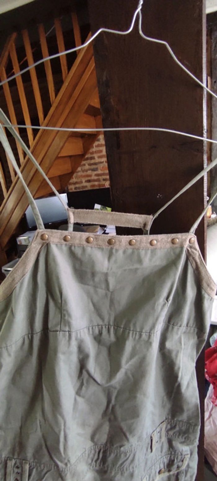 Robe style jeans courte verte - photo numéro 3