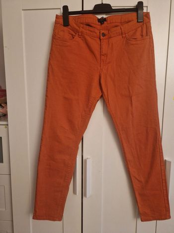 Jeans orange, Kiabi, 44