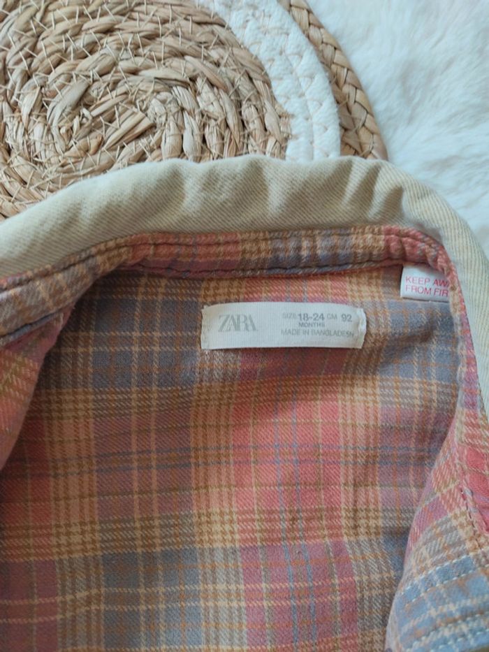 Veste automnale en jean Zara - photo numéro 2