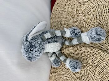 doudou lapin bringé ligné