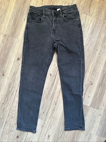 Jean noir délavé 11/12 ans H&M garçon