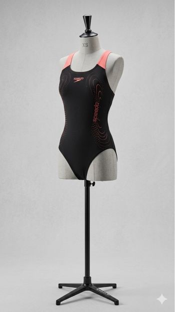 Speedo - Maillot de bain de natation - Taille 34 (16 ans) - Noir et Rose