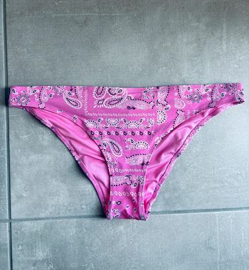 Magnifique bas de maillot de bain bandana rose Undiz neuf
