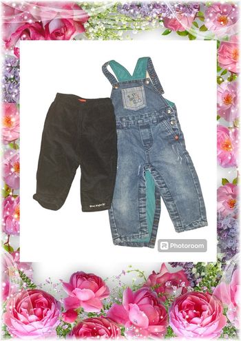 💫🌸 Lot Salopette + Pantalon 🌸💫