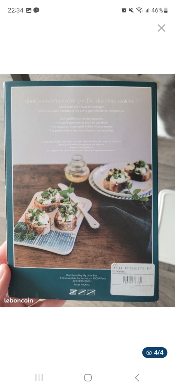 Planchette de présentation en céramique🌿 - photo numéro 4