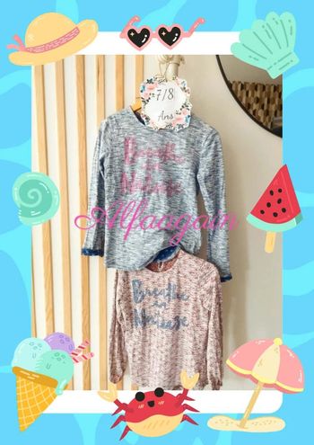 Lot t-shirts Benetton 7/8ans