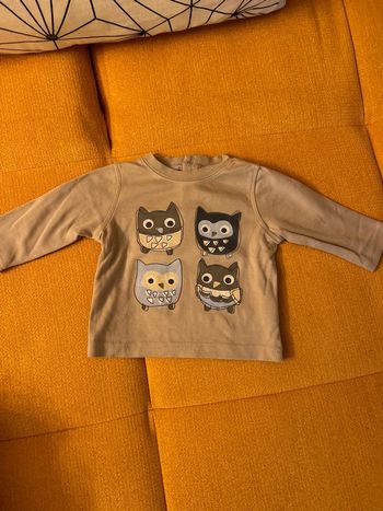 Tee shirt manches longues 6 mois