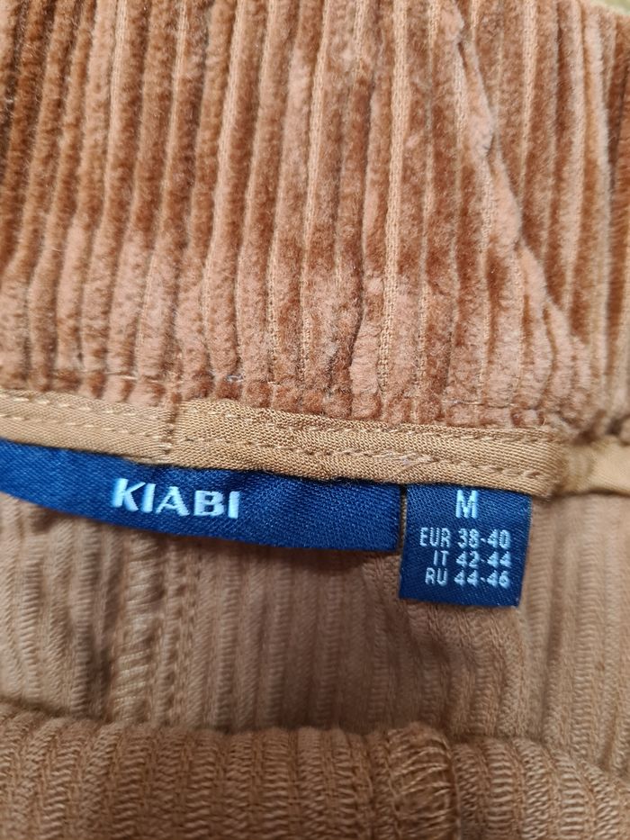 Jupe velour côtelé marron taille M 38 40 - photo numéro 3