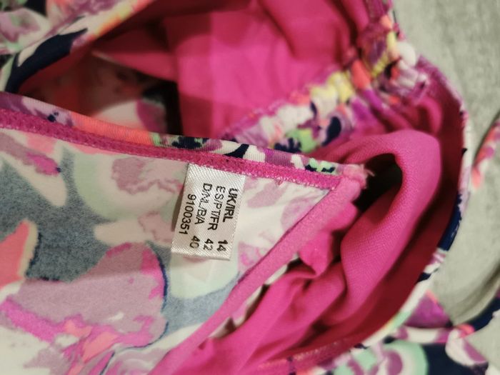 Maillot de bain femme bikini fleuri M 38/40 - photo numéro 2