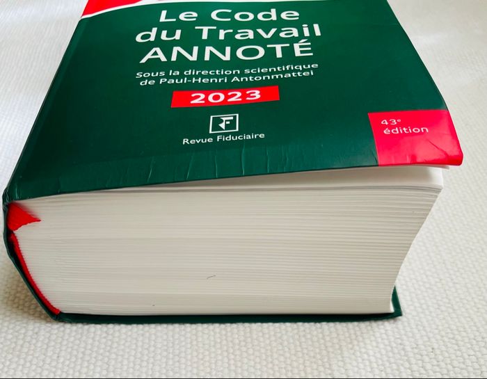 Code du travail annoté 2023 - Revue fiduciaire 43e édition en très bon état - photo numéro 7