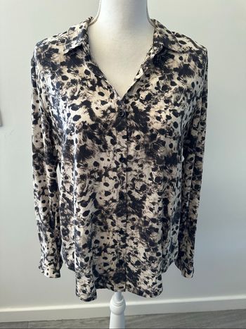 Chemisier en soie léopard The Kooples T40 L
