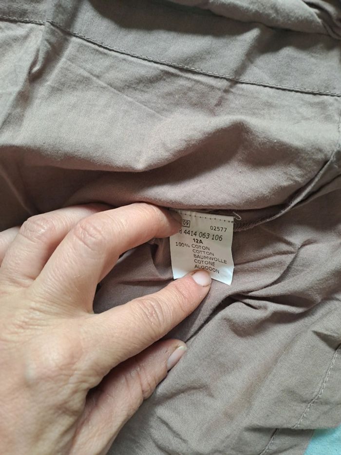 Haut marron coton T 12ans - photo numéro 6