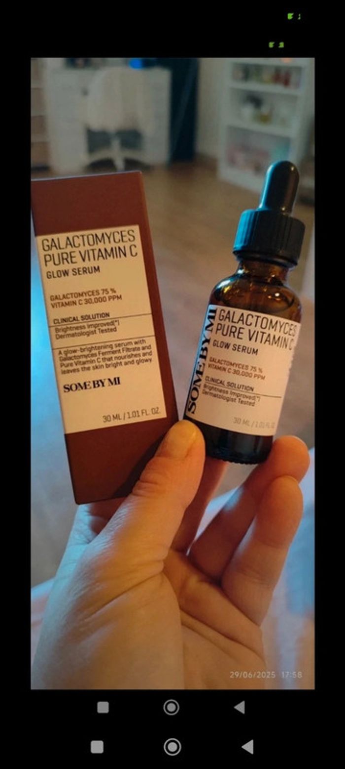 Kbeauty SomeByMi Soin Anti-Tâches Pigmentaires Pure Vitamin C Glow Serum Galactomyces 30 ml