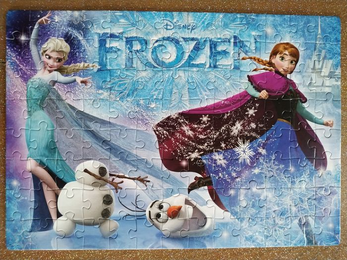 Puzzle brillant reine des neiges 6 ans et+ 104 pièces - photo numéro 2