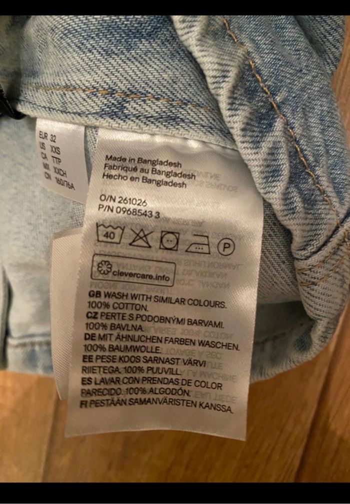 Debardeur en jean H&M taille 32 neuf - photo numéro 4