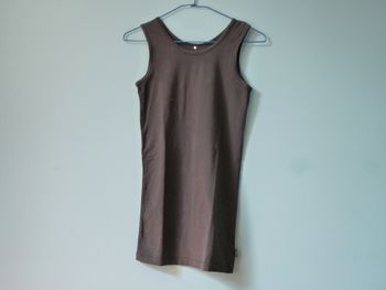 T-shirt fille 12 ans Name it Noir sans manches TBE