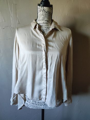 Chemisier fluide couleur camel marque Imperial taille M