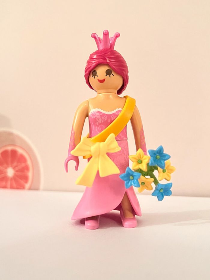 Playmobil figurine mystère série 24 rose - Miss