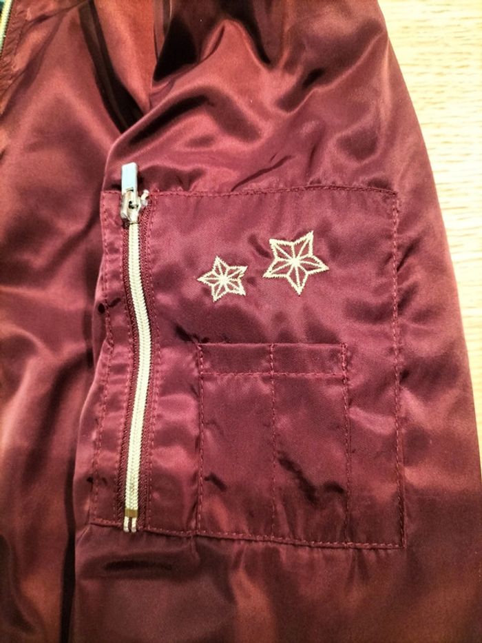 Bombers bordeaux - Kiabi - 10 ans - photo numéro 4