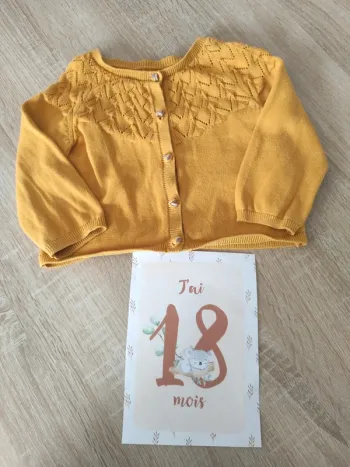 Gilet bebe fille sergent major