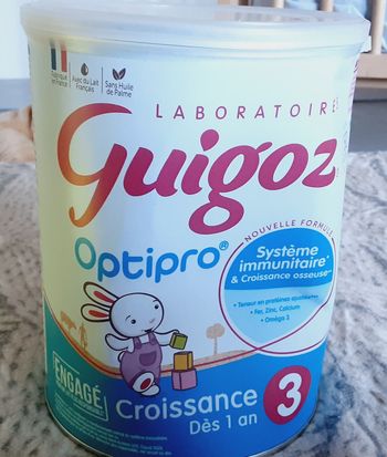 Lait Guigoz Optipro 3 neuf et scellé 07.2026