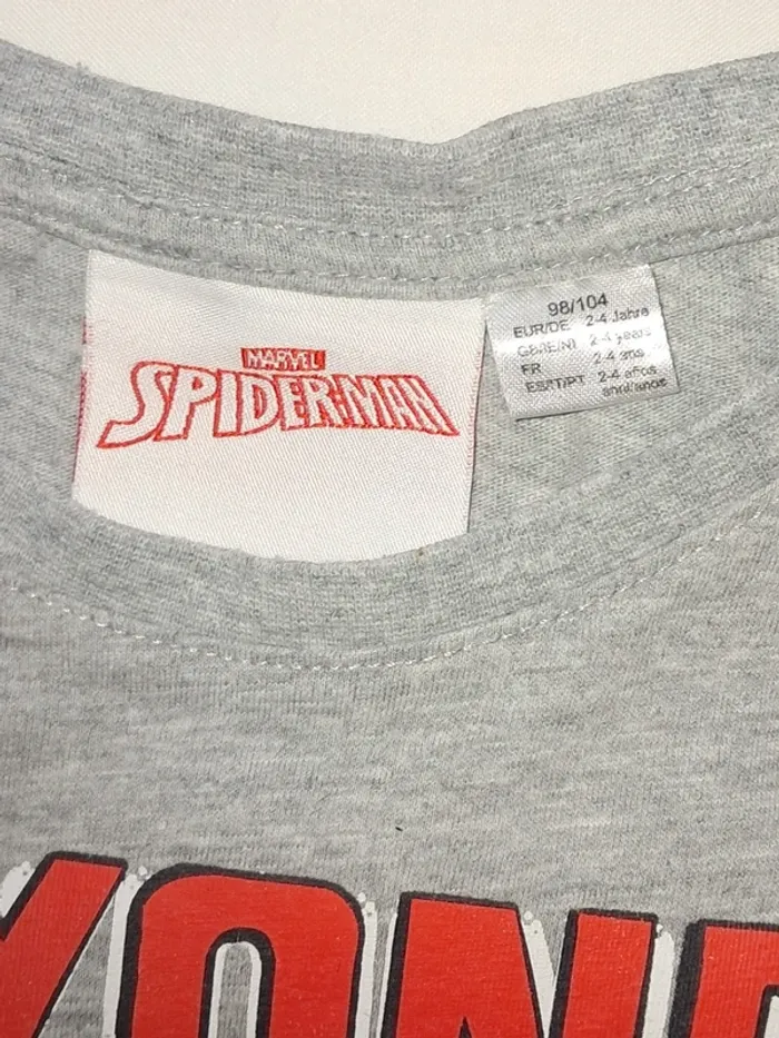 T-shirt spiderman - photo numéro 3