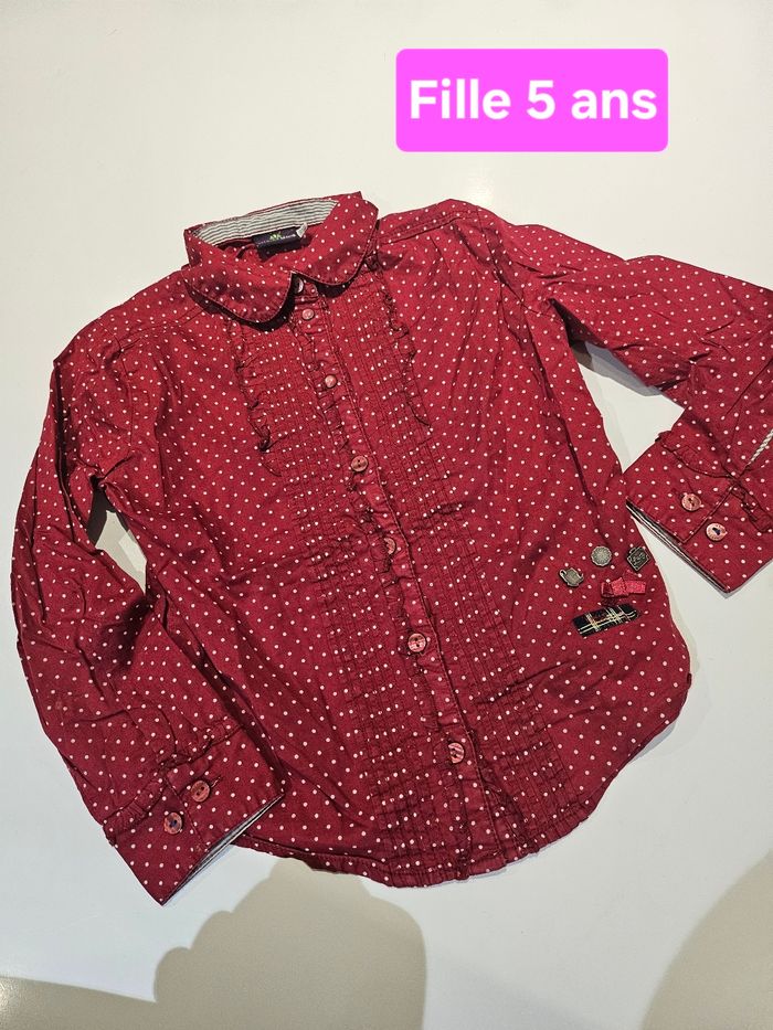 Chemise 5 ans
