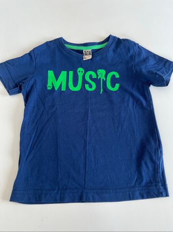 T-shirt garçon marine Music 3 ans